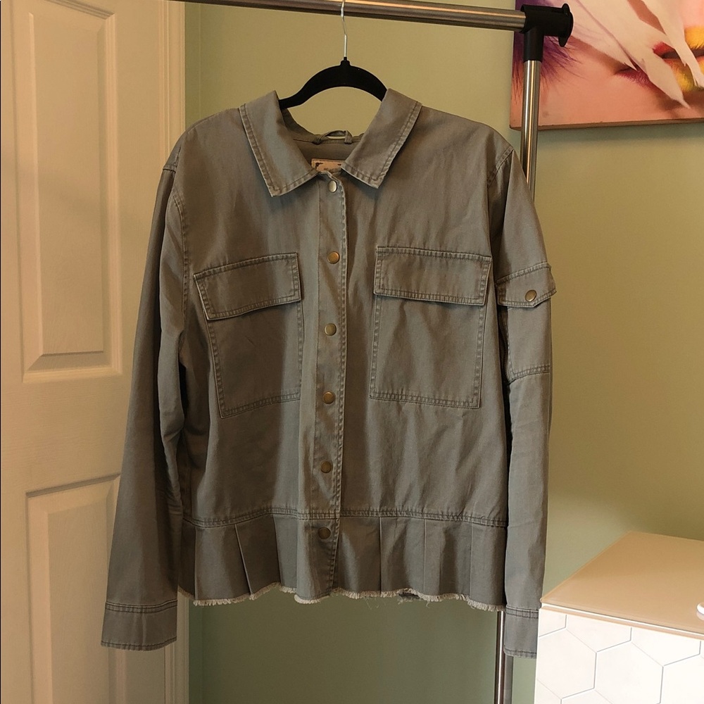Style & Co. Women's Utility Jacket in Gray